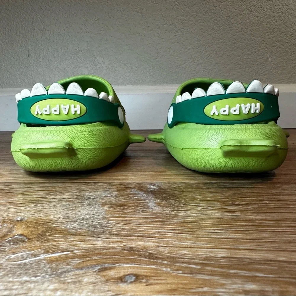 Toddler Boys BUNDLE (2) Baby Shark Water Shoes EVA Clogs, Size 3T-4T